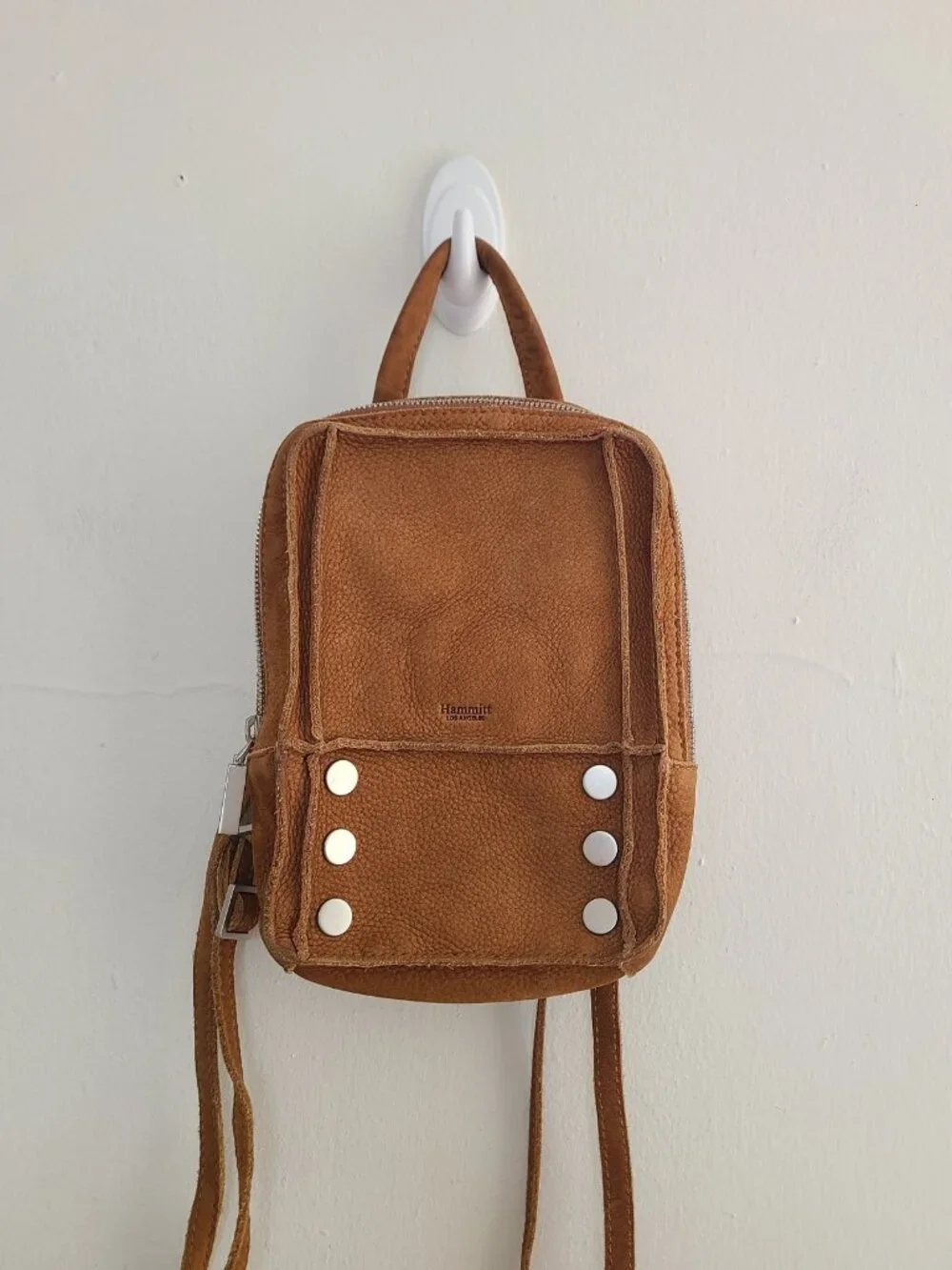 Hammitt Suede Hunter Mini Backpack Brown